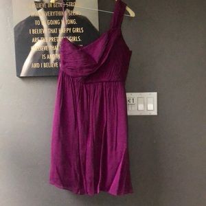 J.CREW silk one shoulder dress size 4P